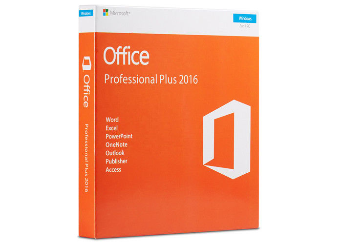Ufficio 2016 pro più il sistema informatico online attivato chiave della scatola di vendita al dettaglio di codice chiave di Microsoft Office 2016