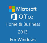 Vendita al dettaglio di affari domestici di Microsoft Office 2013, carta chiave 2013 dell'HB del prodotto di Microsoft Office del mackintosh chiave del PC