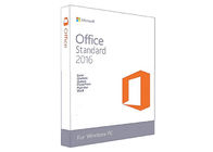 Licenza standard genuina della scatola FPP di vendita al dettaglio di Dvd di codice chiave di Microsoft Office 2016 per il PC