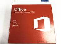 Casa di Microsoft Office di inglese e chiave 2016 del prodotto dello studente nessuna scatola di vendita al dettaglio di versione di Pkc del disco