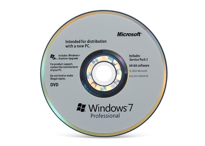 Scatola chiave dell'OEM di SP1 32bit 64bit dell'italiano della licenza inglese-francese di Microsoft Windows 7 pro