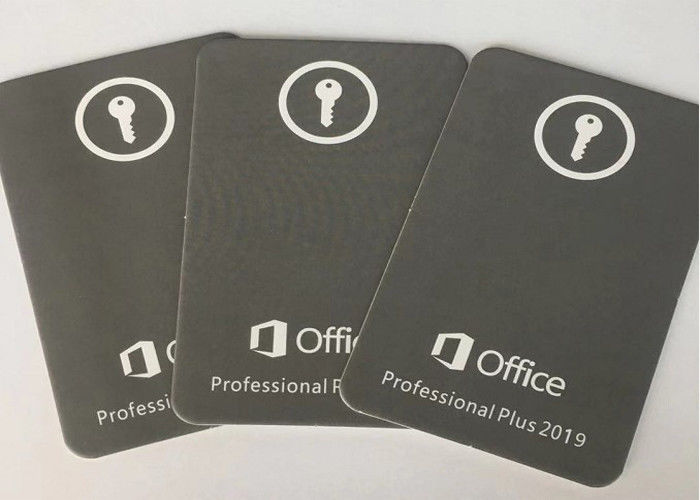 Professionista di Microsoft Office 2019 più il collegamento di download della carta chiave di attivazione online direttamente