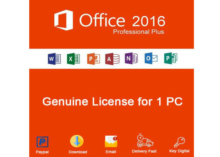 Pro più l'ufficio online attivato 2016 di codice chiave di Microsoft Office 2016 della licenza pro più software