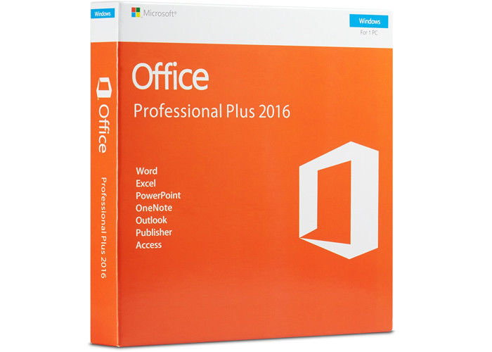 Codice chiave 100% di Microsoft Office 2016 online di attivazione pro più il DVD della carta 32bit 64bit